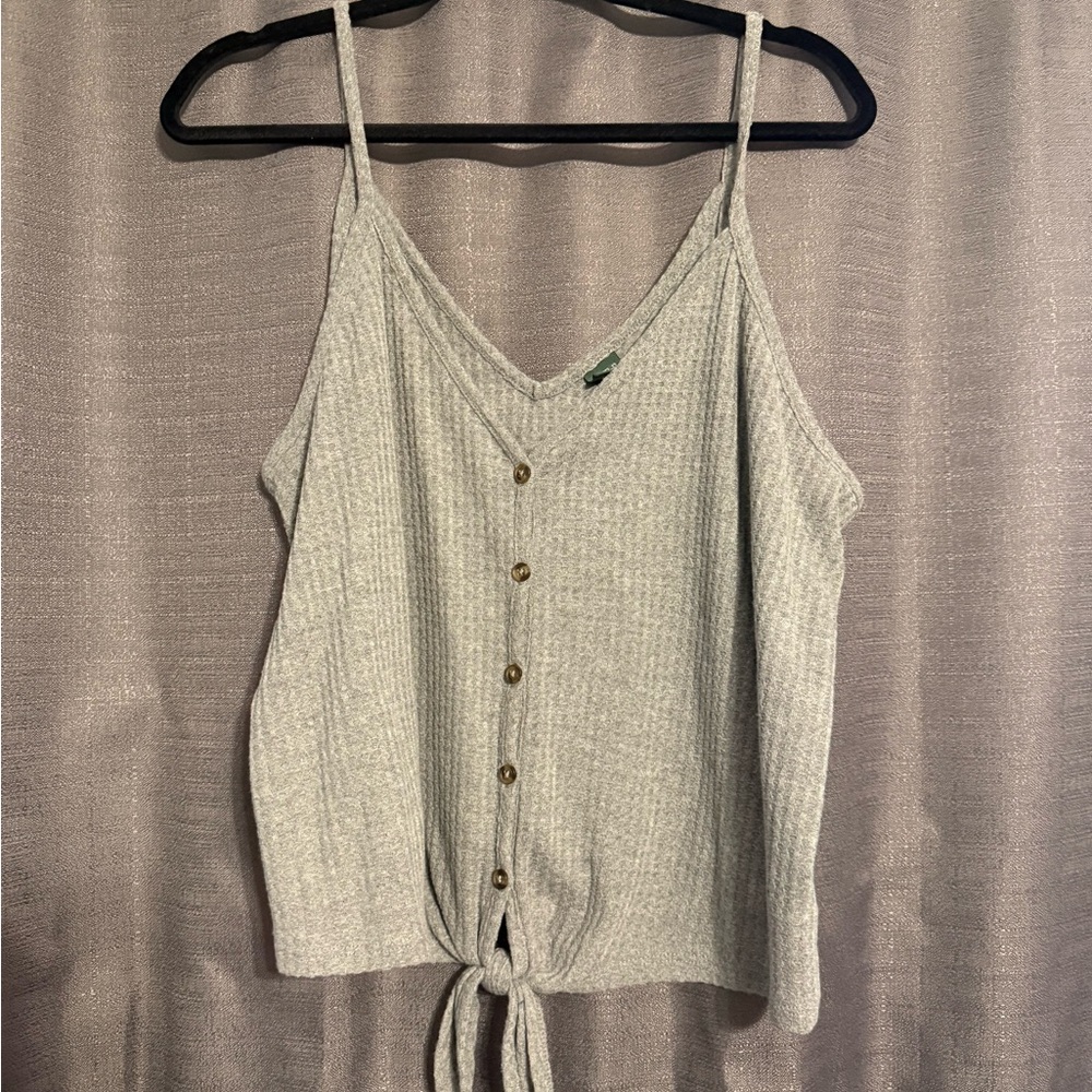 Wild Fable Gray Button-Down Camisole